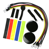 Bandas de Resistencia para Ejercicio Físico, Bandas Elásticas para Entrenamiento de Fuerza, Bandas de Resistencia Ajustables, Tubo de Tonificación