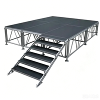 Scène en aluminium préfabriquée pour événements, concerts et mariages – Plateforme extérieure modulable