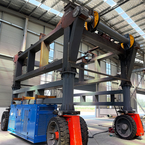 Grúa pórtico móvil de 100 toneladas con motor de neumáticos y caja de cambios controlada por PLC, aprobada por CE, para manipulación de contenedores, múltiples especificaciones, uso en exteriores - Product Image 3