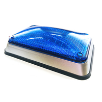 Nouvelle Feu de signalisation LED carré 6x4 pouces, 12-24V, en aluminium, 4 fils, pour ambulance et feu stop automobile