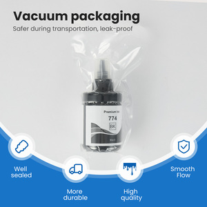 T7741 7741 T774 <span class=keywords><strong>774</strong></span> <span class=keywords><strong>Tinta</strong></span> de Pigmento DGT Negra Compatible Premium a Base de Agua para Recarga de Botellas para Impresora <span class=keywords><strong>Epson</strong></span> L605 - Product Image 4