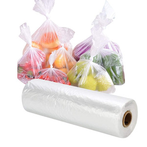 12" x 20" Food Storage Bags <b>Plastic</b> Produce Bag on a <b>Roll</b> Fruits Bolsa de frutas y verduras en rollo Frutas - Product Image 1