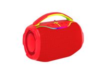 Haut-parleur portable RGB LED étanche en plastique, mini lecteur audio 1200 mAh, lecture de carte TF, pour la danse en intérieur et les fêtes en extérieur
