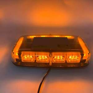 12V Amber LED Emergency Warning Light Bar Surface Mount Strobe Light for Trucks Utility Vehicles - Product Image 6