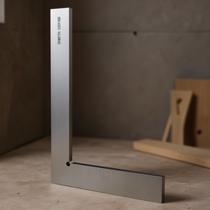 Nivel de metal simple, indeformable, cuadrado, 250x165, DIN875, 1 unidad - Product Image 3