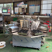 Machine de formage de coquilles rotative entièrement automatique pour supports industriels, formes/tailles personnalisées, machine à mouler les tartes aux œufs portugaises, certifiée CE