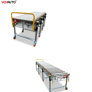 Onderdelenwerkplaats Rollen Transportband Magazijnwagen Laden Verstelbare hoogte Flexibele O-bandrollen Transportbanden - Product Image 1