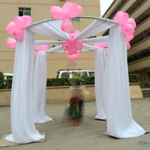 Escenario de aluminio para eventos en interiores, de instalación rápida, con estructura de tubos y cortinas para bodas - Product Image 4