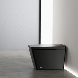 مرحاض ذكي 110 فولت/220 فولت من البورسلين ، جهاز استشعار أوتوماتيكي للحمام ، مرحاض ذكي