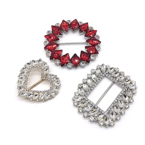 Boucles <span class=keywords><strong>de</strong></span> <span class=keywords><strong>ceinture</strong></span> en alliage pour femmes, strass cristal, personnalisées, avec Design <span class=keywords><strong>de</strong></span> forme, pour décorations <span class=keywords><strong>de</strong></span> mariage, nouvelle collection - Product Image 5