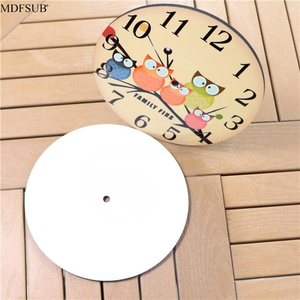 <span class=keywords><strong>Orologio</strong></span> <span class=keywords><strong>da</strong></span> <span class=keywords><strong>Parete</strong></span> in MDF per Sublimazione, Spessore 5mm, Analogico al Quarzo, 17cm, Ecologico, Bianco Lucido, Pronto per Stampa a Caldo - Product Image 4