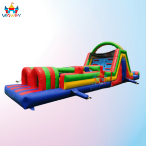 Circuito de Obstáculos Inflable Temático de Arcoíris de 15x4m, Doble Carril, Casa de Brinco Funfest con Capacidad para 20 Personas, 3 Años de Garantía para Fiestas - Product Image 5