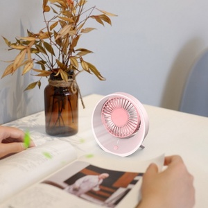 Ventilador de Escritorio Recargable Portátil Súper Silencioso con Ajuste de 360 Grados, Imprescindible para el Verano, con Ajuste de Velocidad del Viento para Uso en el Hogar y el Automóvil - Product Image 3