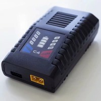 Chargeur intelligent ToolkitRC C4 AC 55W 4A avec indicateur LED pour batteries Lipo LiHV LiFe 2-4S et NiMH 5-8S, en plastique, pour drones FPV et voitures RC