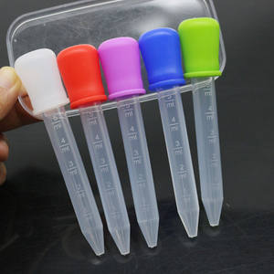 5ml Silicone Plastique Bébé Médecine Compte-gouttes Cuillère <span class=keywords><strong>Pipette</strong></span> Liquide Alimentaire Compte-gouttes Burette pour Enfants <span class=keywords><strong>Cuisine</strong></span> Bonbons Moules Bébé - Product Image 6