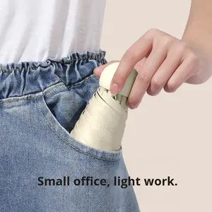 Nuovo Modello di Ombrello Compatto a 6 Stecche, Elegante Ombrello Estivo da Donna per Protezione Solare, Ombrello Regalo - Product Image 3