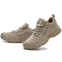 Chaussures de sécurité pour hommes à embout d'acier, anti-perforation, résistantes aux chocs, bottes de travail industrielles, fourniture d'usine OEM