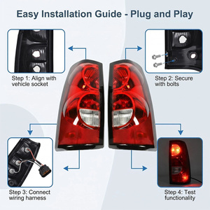 Hot Sale Manufacturer Car Rear Brake Tail <b>Lights</b> Assembly Brake Lamp Replacement for 2004-2012 Chevrolet Colorado GMC Canyon - Product Image 4