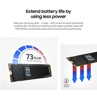 SSD NVMe 990 Plus PCIe Gen 4.0*4 5.0*2 M.2 1TB/2TB/4TB Internal Desktop PC Metal Kecepatan Baca 7250MB/s 990 Plus