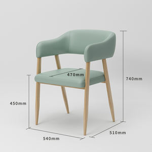 طاولة وكراسي حديثة بسيطة مثبتة على الحائط مع وسائد ناعمة للمطاعم والمقاهي والفنادق - Product Image 4