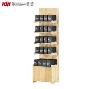 Expositor de Madera Curvo Irregular Independiente TDP, Estante Decorativo de Madera de Varias Capas para Decoración del Hogar, Exhibición de Boutique, Sala de Estar - Product Image 4