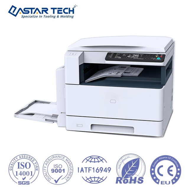 ISO14001 Compliant ODM Plastic Mold Manufacturing Multifunction Printer Outer Shell for Business Office Hardware