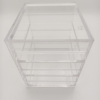 Meilleures ventes : Vitrine de présentation de bijoux de luxe transparente à trois niveaux, anti-poussière, multi-compartiments, en acrylique, organisateur de parfums