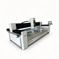 Machine de rectification de bords de verre haute vitesse 4,5 m/min pour le polissage et l'ébavurage en ligne droite