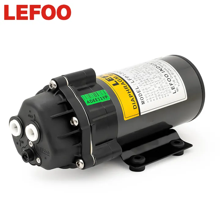 LEFOO 75 GPD RO 압력 펌프 다이어프램 부스터 펌프