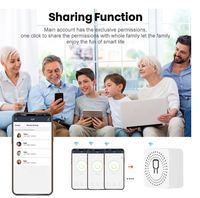 Módulo de Interruptor WiFi Tuya Mini de 16A, Interruptor de Luz Inteligente de 2 Vías, Relé DIY, Temporizador, Control Remoto de Encendido/Apagado, Compatible con OEM