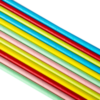 Pailles à boire en papier biodégradables écologiques sans colorants durables noires pour les fêtes Accessoires de bar