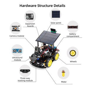 ชุดอุปกรณ์อิเล็กทรอนิกส์ STEM สำหรับการศึกษาแบบ DIY หุ่นยนต์อัจฉริยะ ESP32 สำหรับการเขียนโปรแกรม Arduino ชุดหุ่นยนต์ติดตามดวงอาทิตย์ - Product Image 4