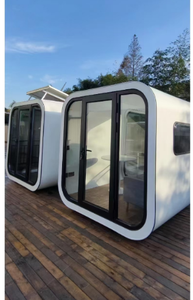 Casetta Prefabbricata Modulare da Campeggio con 2 Camere da Letto, Design Tradizionale, con Scale - Apple Cabin - Product Image 3