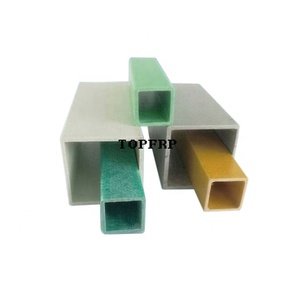 Perfiles de FRP de Tubo Cuadrado Pultruido de Fibra de Vidrio de Alta Calidad - Product Image 1