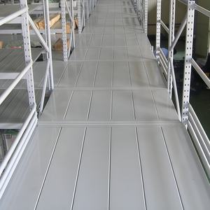 Industri baja Mezzanine Platform untuk rak gudang dirakit Multi-lantai tangga loteng kawat rak Mezzanine lantai - Product Image 6