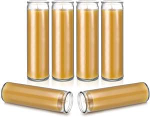 Bougies de 7 jours recyclables sainte mort <span class=keywords><strong>Santa</strong></span> <span class=keywords><strong>Muerte</strong></span> blanc non parfumé Carton pâques paraffine cire verre bougie rallumant bougie pot - Product Image 3