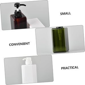 Bouteilles carrées en PETG transparentes de 250 ml et 450 ml avec pompe à mousse, distributeur de savon nettoyant pour le visage avec impression sérigraphique - Product Image 6