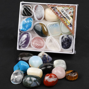 Espécimen De ciencia geológica Mineral <span class=keywords><strong>profecía</strong></span> piedra curación cristal piedra preciosa conjunto Color mezclado <span class=keywords><strong>2</strong></span> ~ 3cm roca piedra cristal caja de regalo - Product Image 2