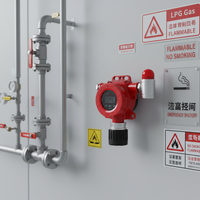 Détecteur de fuite de gaz fixe GTYQ-DR900 pour station de gaz liquéfié, capteur de combustion catalytique commerciale CH4 H2 C2H2 100%LEL