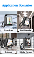 Tablette de bureau intelligente Android 13, écran tactile IPS de 15,6 pouces, appareil d'appel vidéo avec Bluetooth 5.0, WiFi 6 pour bureau à distance et réunions