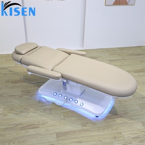 KISEN Luxury Synthetic Leather Electric Beauty <b>Bed</b> Cover 3 Motor Electric Control Beauty <b>Bed</b> Facial Lash Massage <b>Bed</b> <b>for</b> Salons - Product Image 1