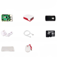 Kit de démarrage officiel Raspberry Pi 4B, kit de développement IA, kit informatique de bureau Raspberry Pi 4