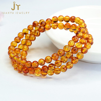 Collier en Perles d'Ambre Pie Naturel, Bijoux de Mode de Haute Qualité, Collier en Perles de Pierre Précieuse Naturelle