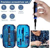 Jeu de tournevis de précision 152 en 1, kit d'outils à main avec 140 embouts, kit de réparation électronique durable avec étui de rangement