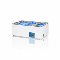 Bain-marie dentaire thermostatique Nathi Factory Supply avec affichage numérique, précision 1°C, fonction minuterie, plage de température 5~99,99°C