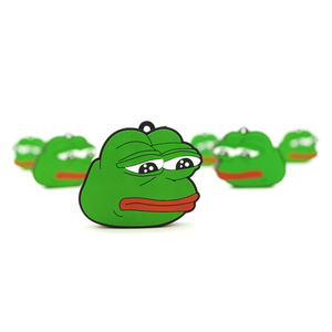Clé USB 3D mignonne en silicone <span class=keywords><strong>Pepe</strong></span> la grenouille, clé USB de dessin animé 8 Go 16 Go 32 Go 64 Go 128 Go pour étudiants et cadeaux - Product Image 4