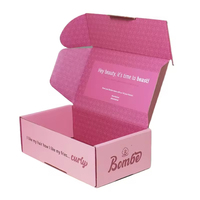 Boîte cadeau cosmétique en carton ondulé écologique personnalisée, doublure en éponge de haute qualité, gaufrage, faible MOQ, emballage en papier
