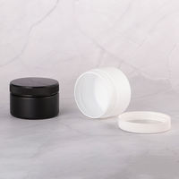 Pot cosmétique en plastique PP 250 ml, contenant pour crème, emballage pour beurre corporel, avec joint en aluminium, logo personnalisé OEM