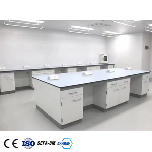 Muebles de laboratorio comercial escolar Mesa de laboratorio comercial Banco de laboratorio de isla con gabinetes en la universidad - Product Image 5