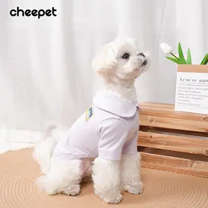 Üretici toptan küçük Pet kedi lüks giysiler yavru gelgit marka dış giyim köpek Polo gömlekler oyuncak köpek T-shirt